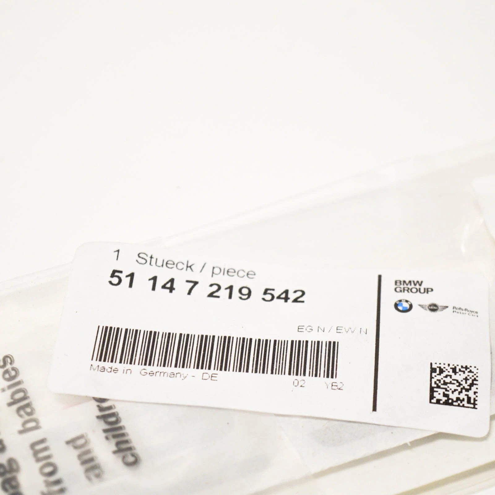 NEW BMW F10 F10N TRUNK LID 520D EMBLEM BADGE LOGO SIGN 7219542 51147219542