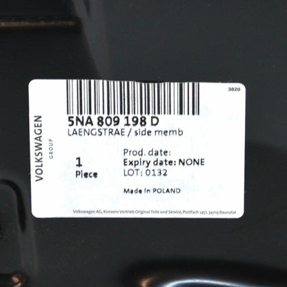 NEW VW TIGUAN AD FRONT RIGHT WING APRON REINFORCEMENT MEMBER 5NA809198D