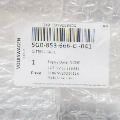 NEW VW GOLF MK7 FRONT BUMPER RIGHT LOWER GRILLE R-LINE 5G0853666G041