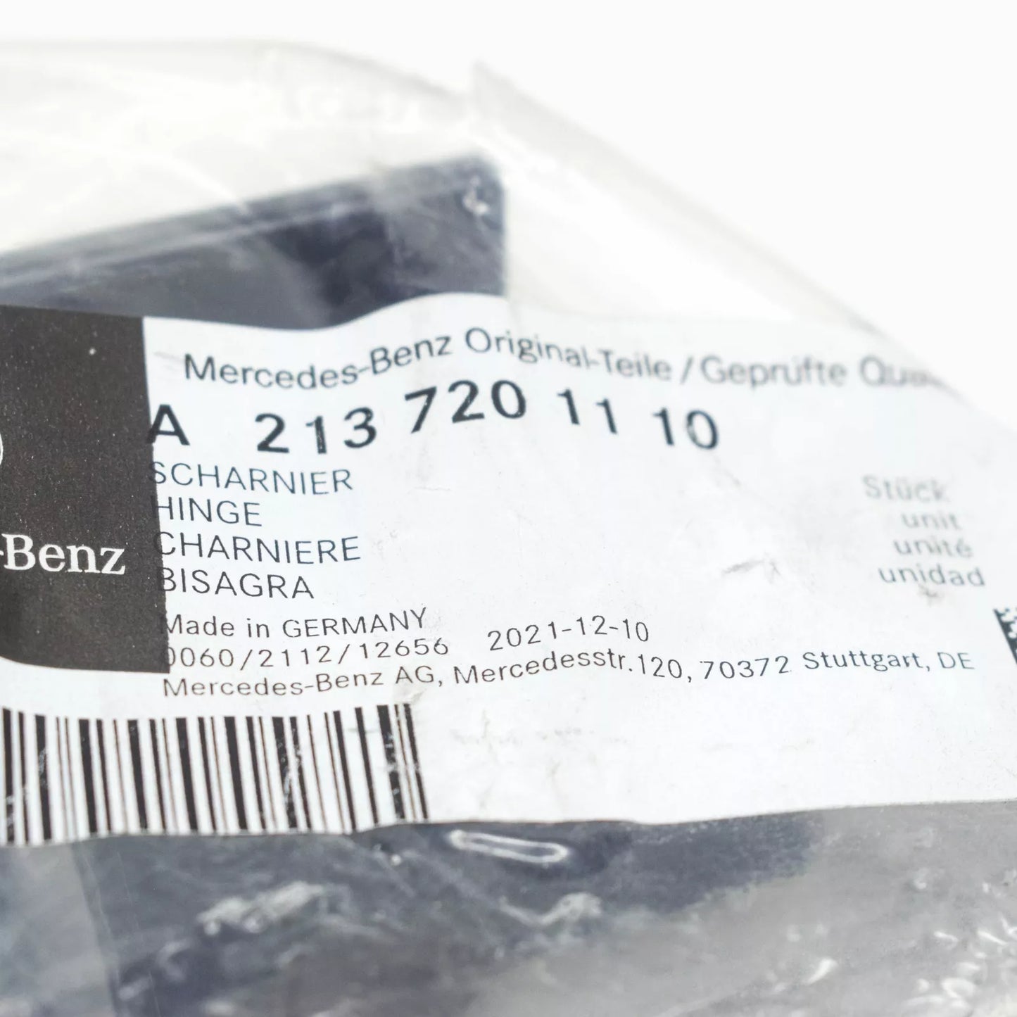 NEW MERCEDES-BENZ E W213 FRONT LEFT DOOR BOTTOM HINGE A2137201110