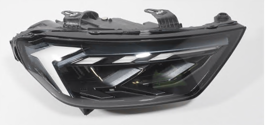 new audi a1 gb front right headlight lhd 82a941774b original