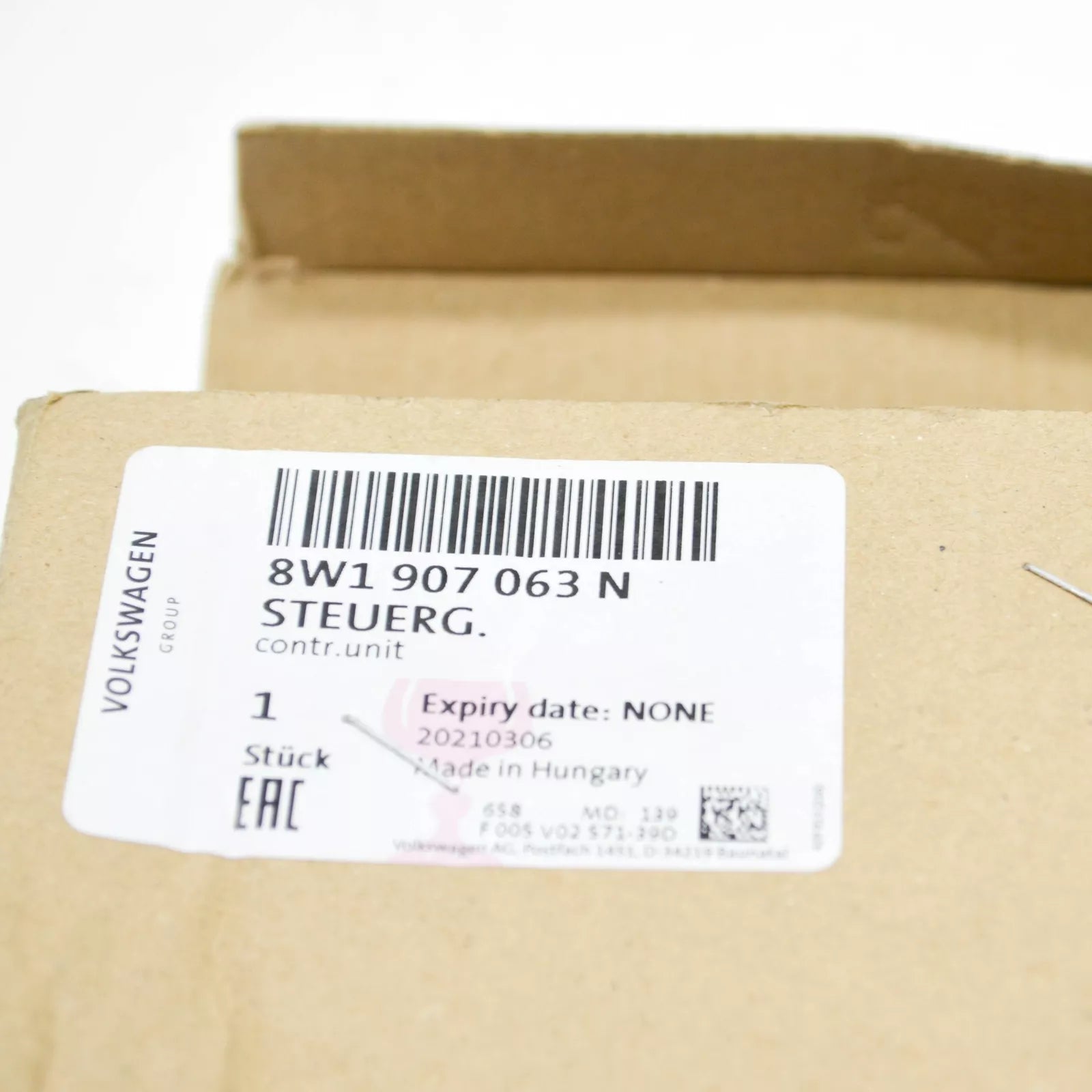 NEW AUDI A4 AVANT B9 COMFORT CONTROL UNIT 8W1907063N ORIGINAL