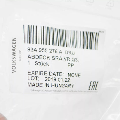 NEW AUDI Q3 F3 FRONT RIGHT SIDE HEADLAMP WASHER COVER CAP 83A955276AGRU ORIGINAL