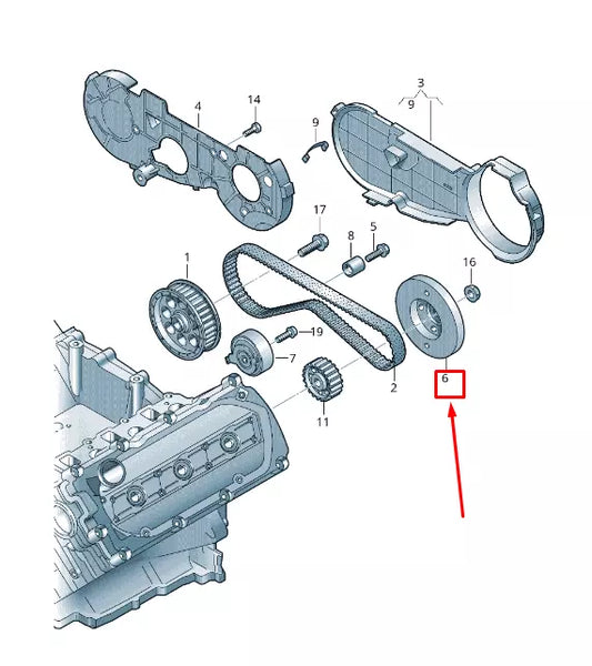 NEW AUDI Q7 4L ENGINE FLYWHEEL 059130103G ORIGINAL