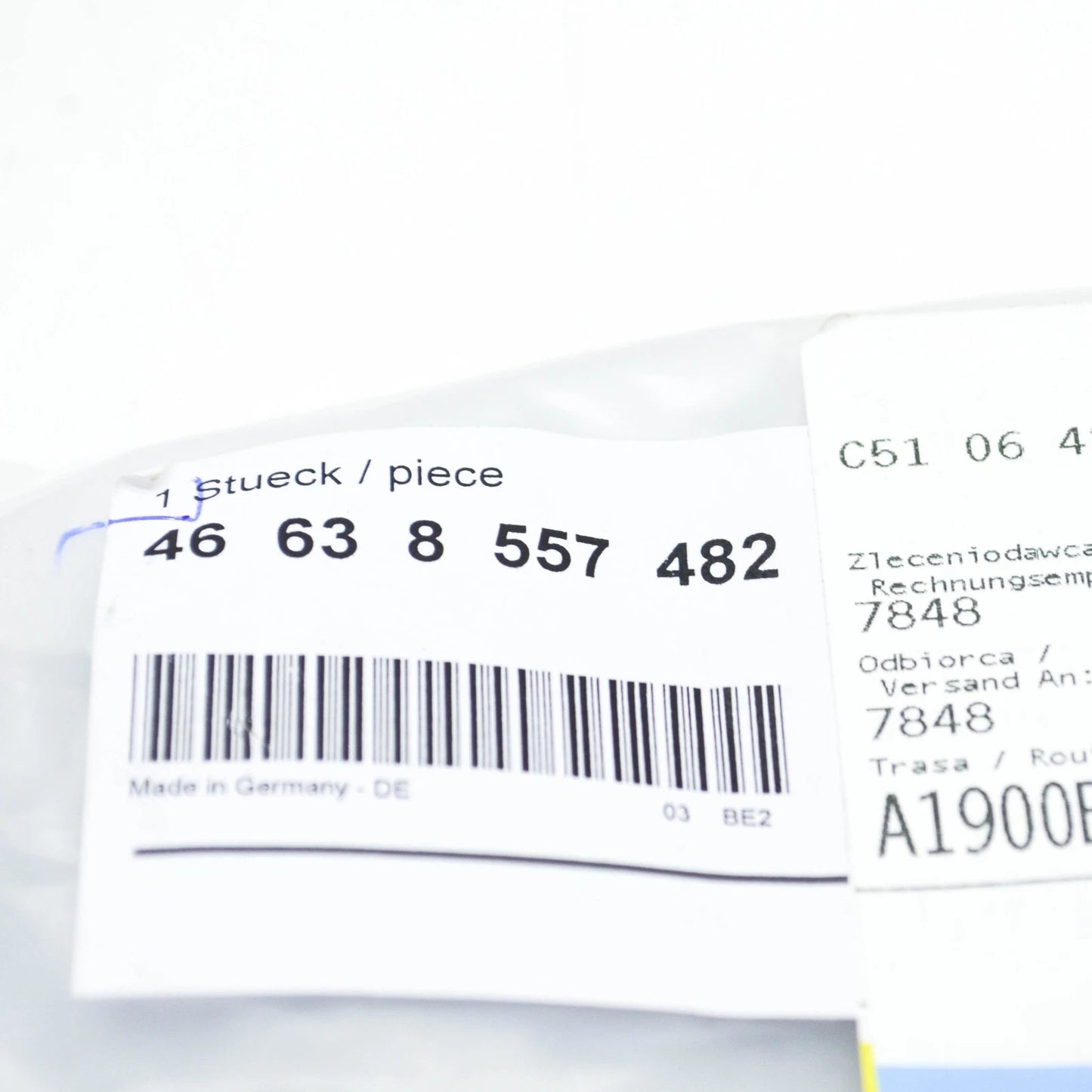 NEW BMW K48 K 1600 GT RIGHT WIND DEFLECTOR BASE PLATE 46638557482 ORIGINAL