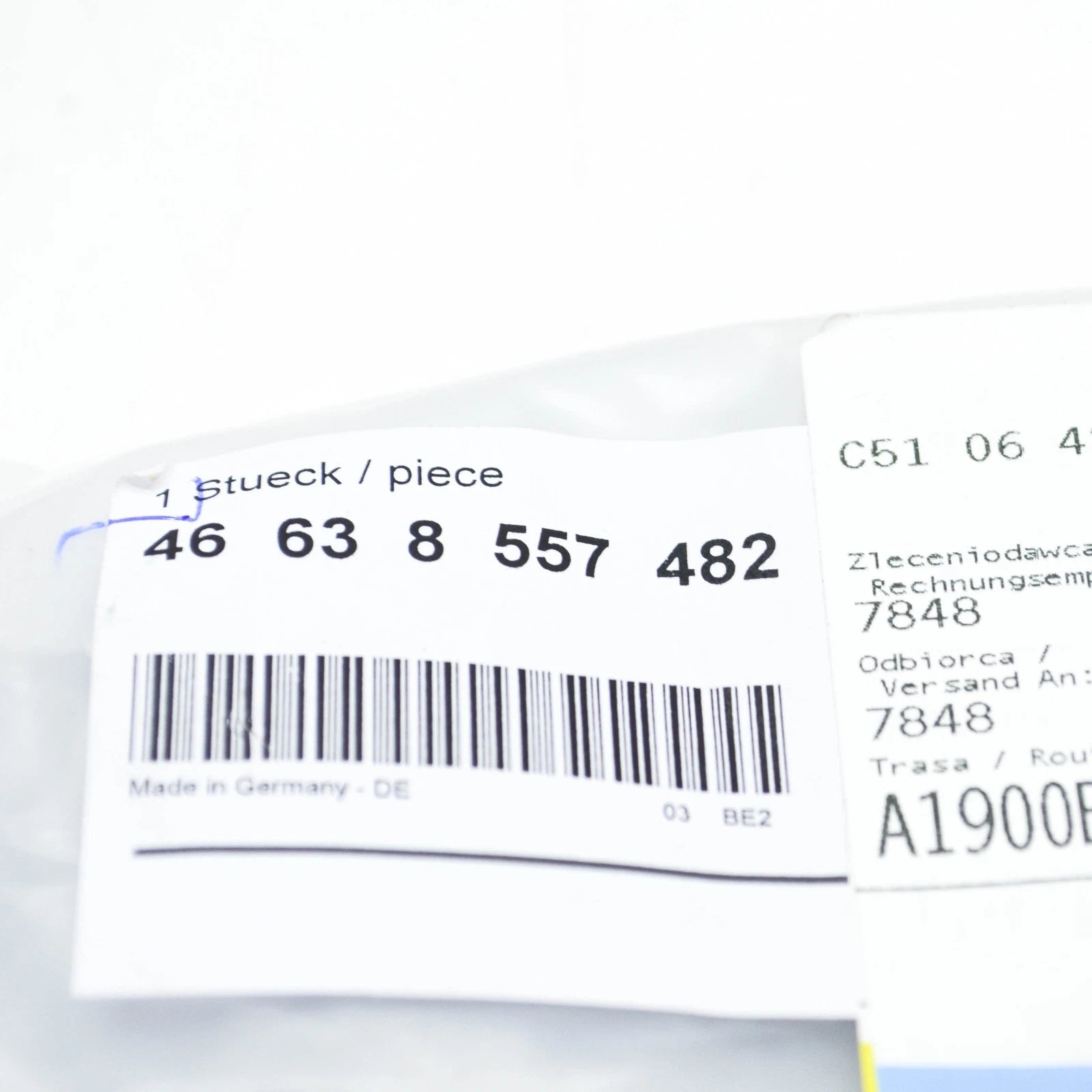 NEW BMW K48 K 1600 GT RIGHT WIND DEFLECTOR BASE PLATE 46638557482 ORIGINAL