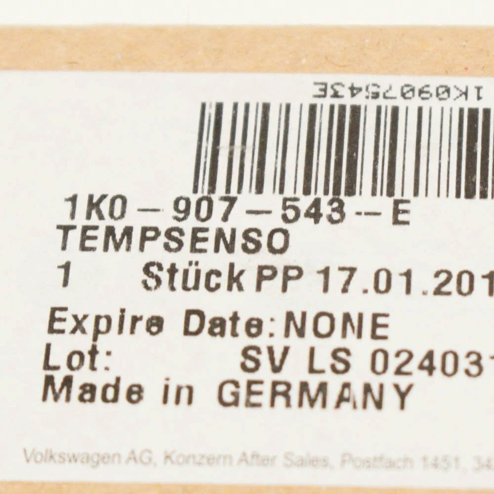 NEW AUDI A8 D4 BLOWER MOTOR TEMPERATURE SENSOR 1K0907543E ORIGINAL