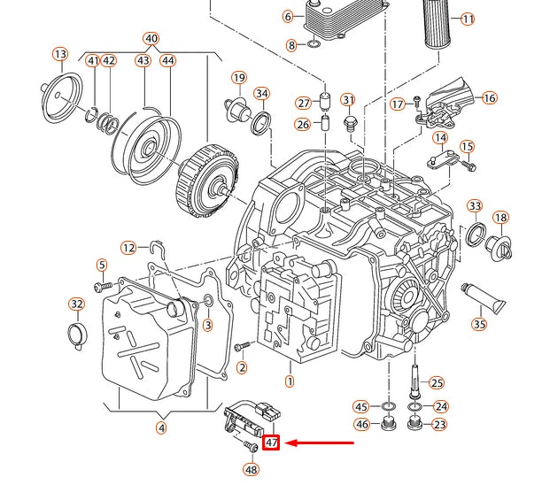 NEW AUDI Q3 8U SPEED SENSOR WITH TEMPERATURE SENSOR 0BH927321A