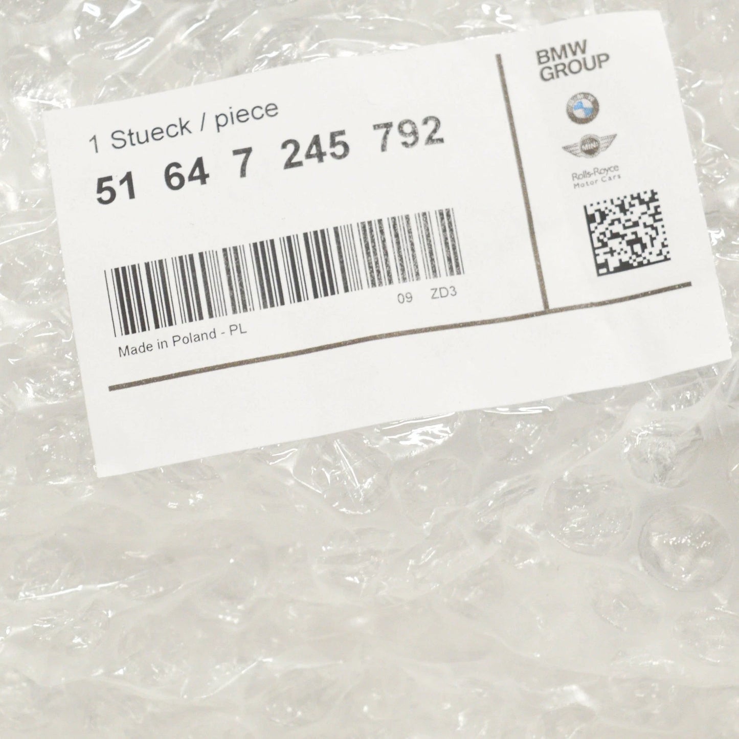 NEW BMW 3 F30 RIGHT SIDE HEADLIGHT BRACKET 51647245792 7245792 ORIGINAL