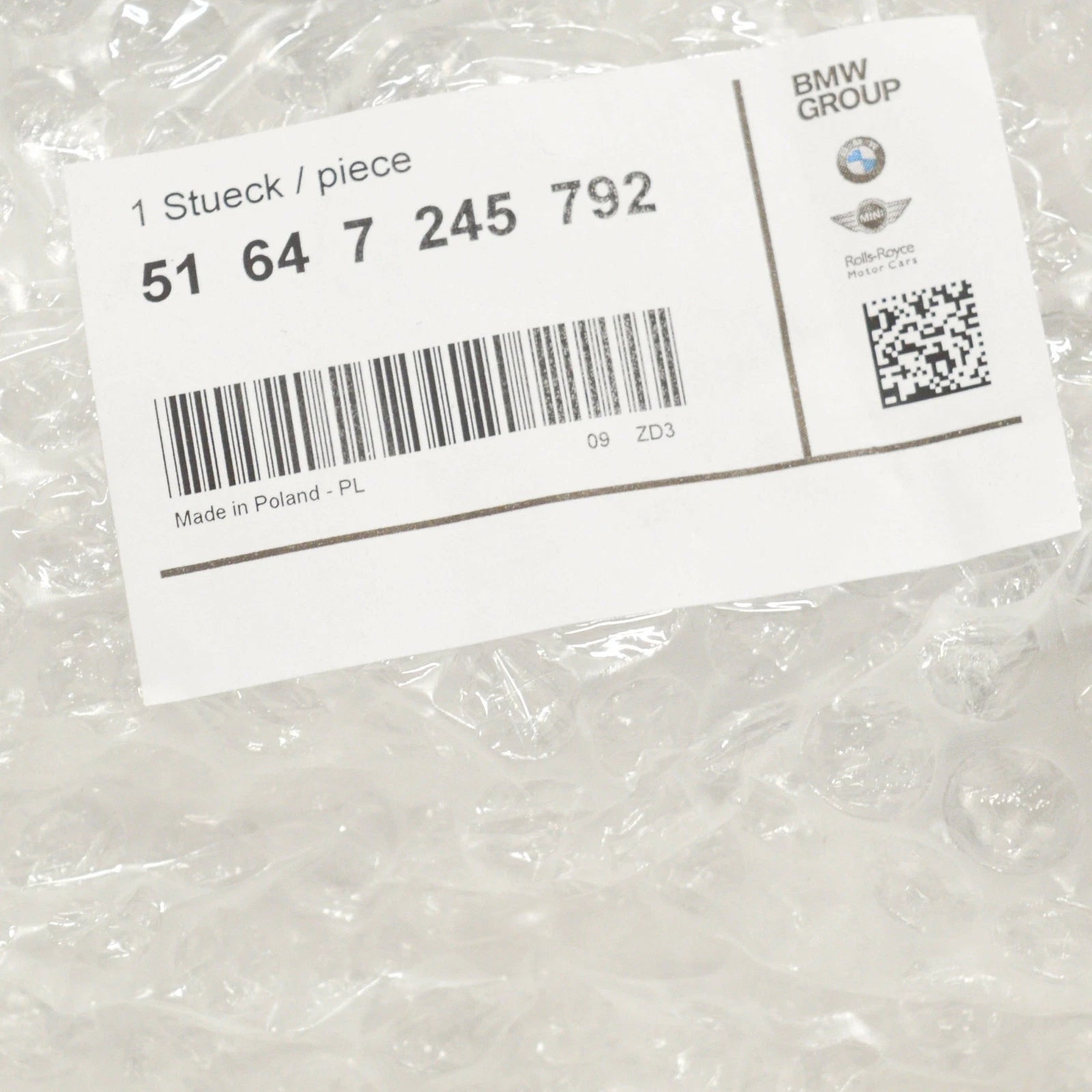 NEW BMW 3 F30 RIGHT SIDE HEADLIGHT BRACKET 51647245792 7245792 ORIGINAL