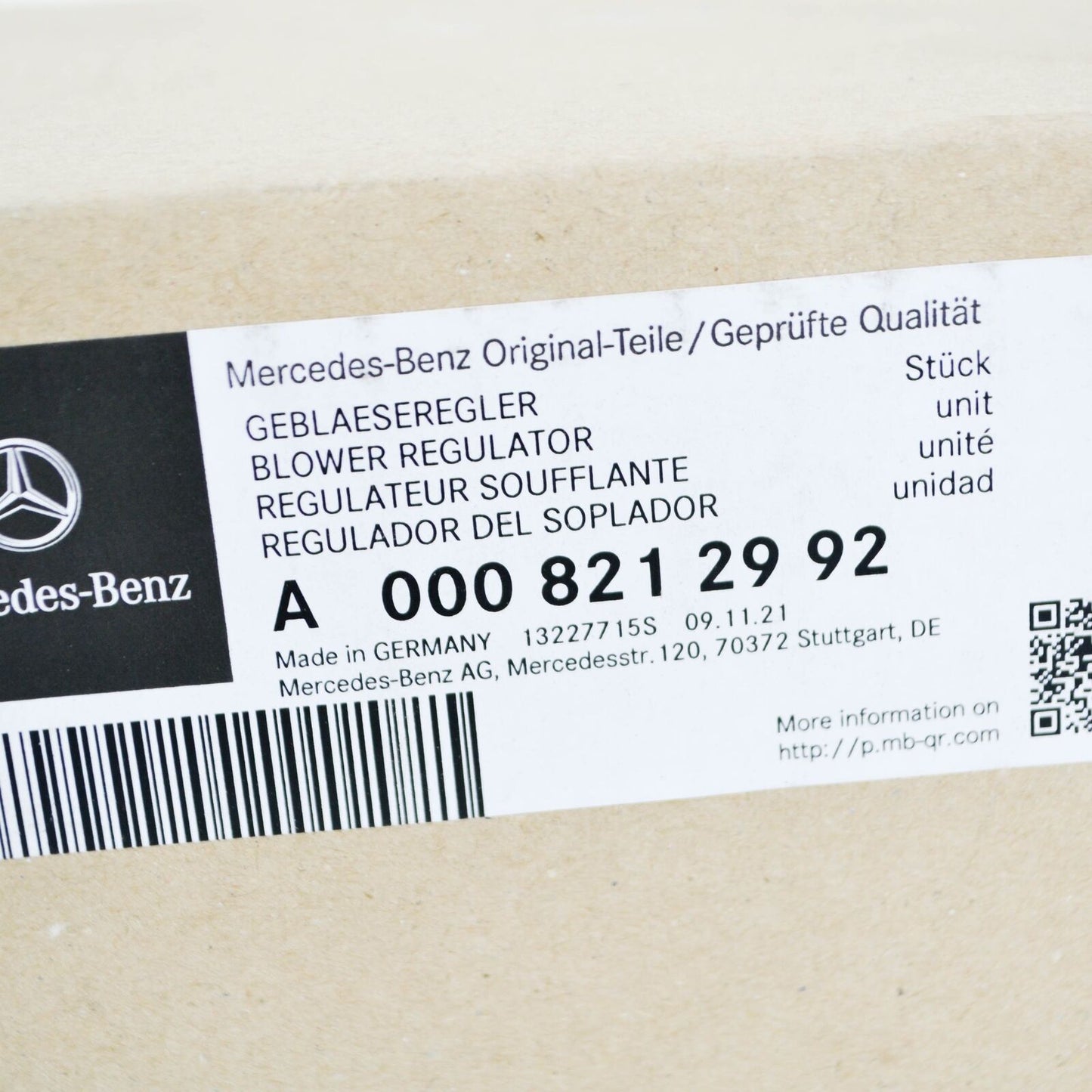 NEW MERCEDES-BENZ SPRINTER 906 BLOWER REGULATOR CONTROL UNIT A0008212992