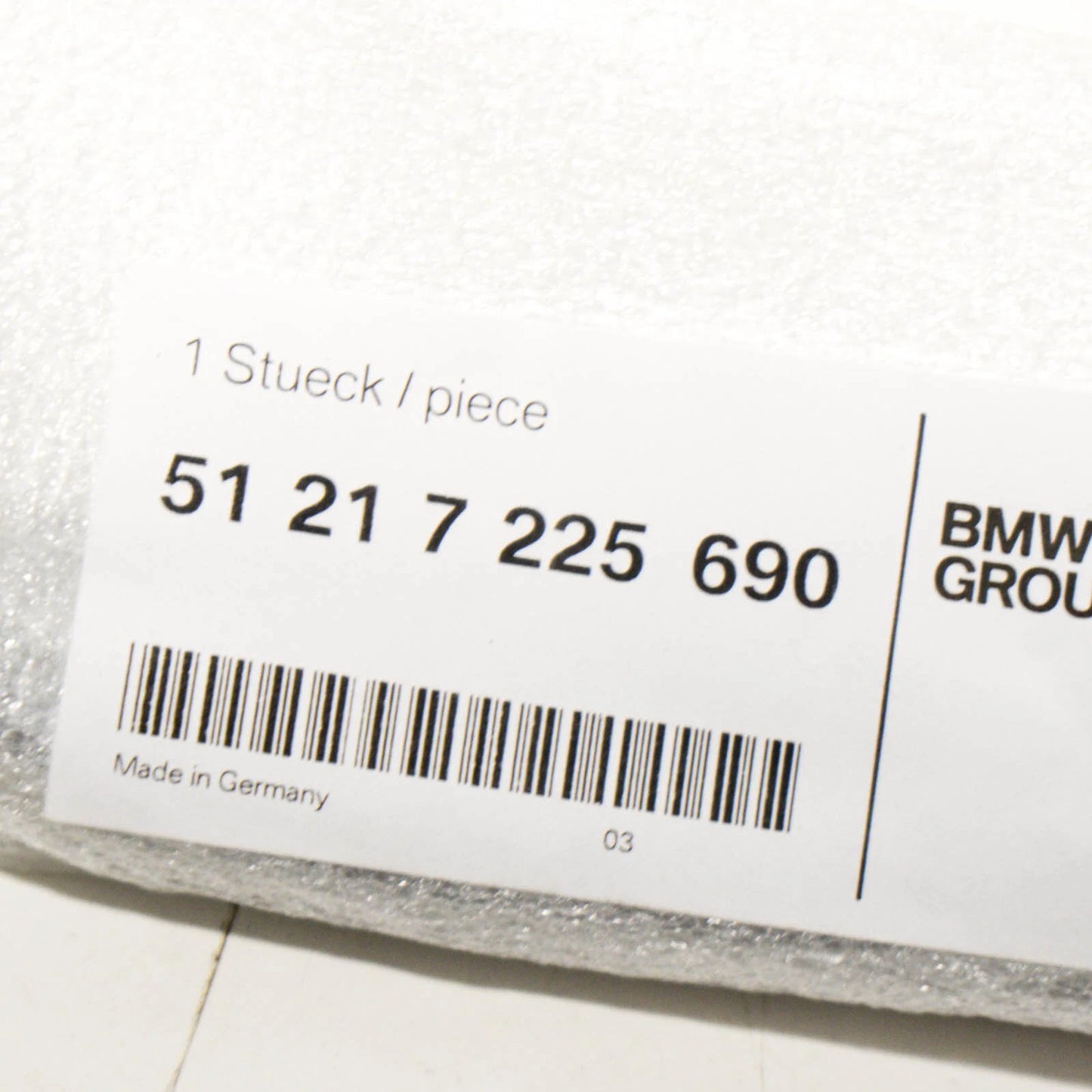 NEW BMW 5 F10 INTERIOR FRONT RIGHT DOOR HANDLE INSIDE 51217225690 ORIGINAL