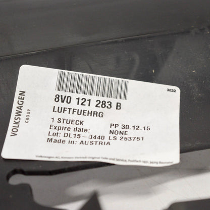 NEW AUDI A3 8V AIR DUCT LEFT DEFLECTOR 8V0121283B ORIGINAL