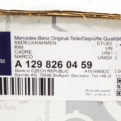 NEW MERCEDES-BENZ SL R129 RIGHT HEADLIGHT COVER TRIM A1298260459 ORIGINAL