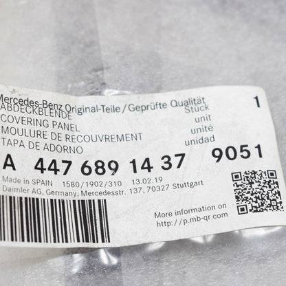 NEW MB VITO W447 DASHBOARD CENTRE UPPER COVER TRIM A44768914379051 ORIGINAL