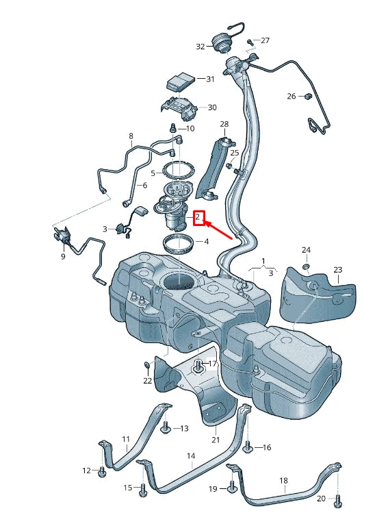NEW AUDI Q8 4MN FUEL DELIVERY MODULE 4M0919087F ORIGINAL