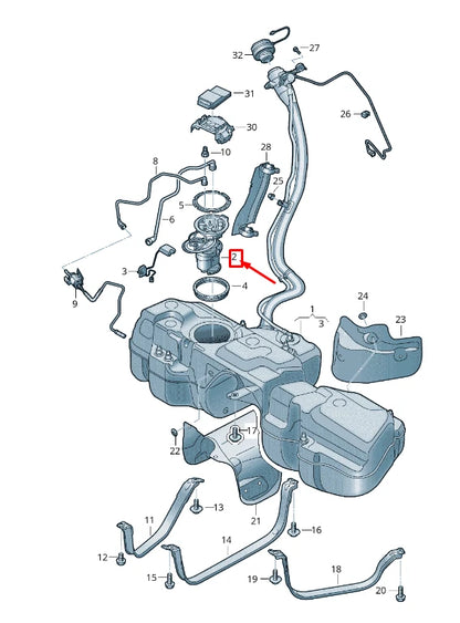 NEW AUDI Q8 4MN FUEL DELIVERY MODULE 4M0919087F ORIGINAL