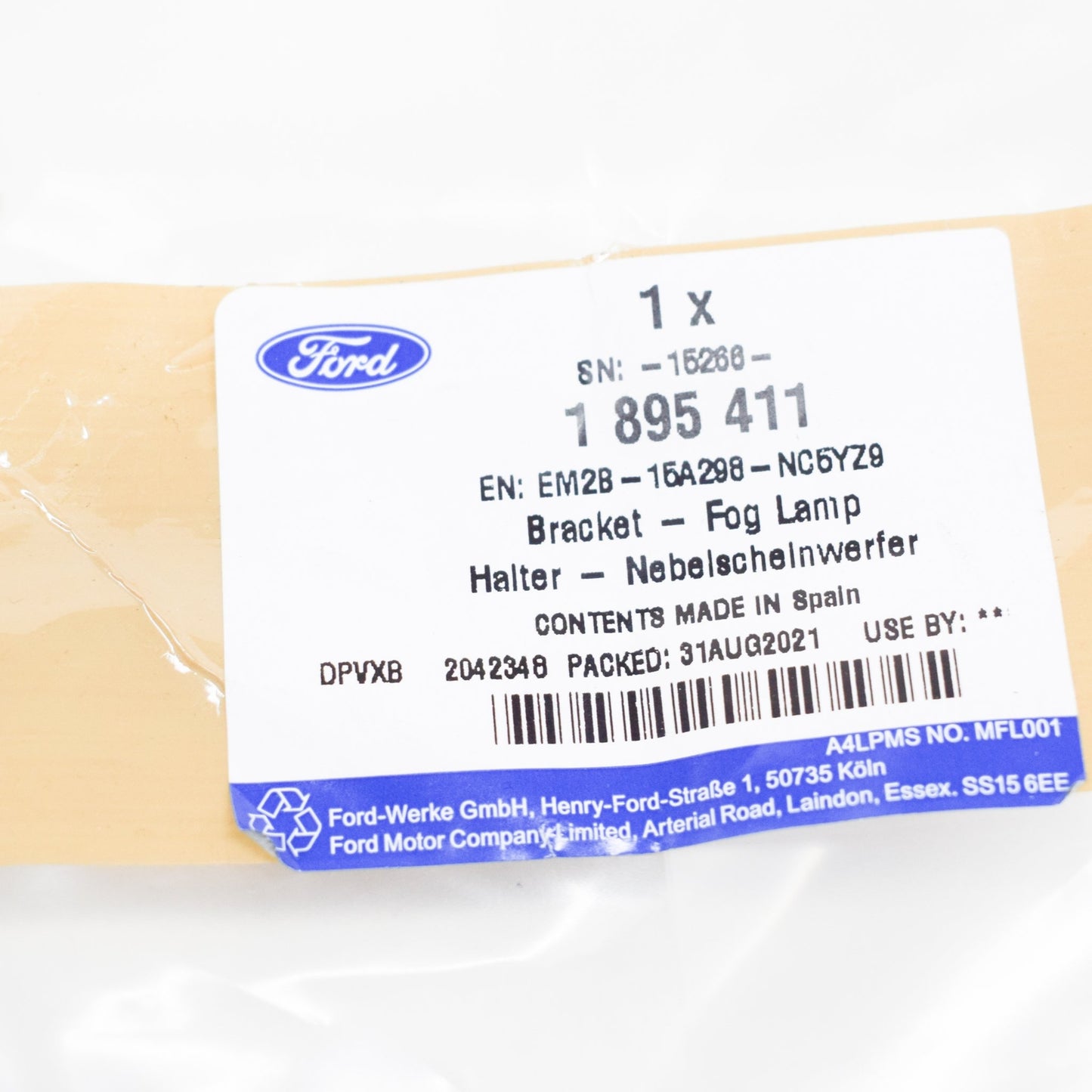 new ford galaxy mk3 cd390 front right fog lamp grille trim 1895411 original