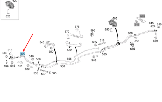 new mercedes-benz vito w447 refrigerant line a4478301515 original
