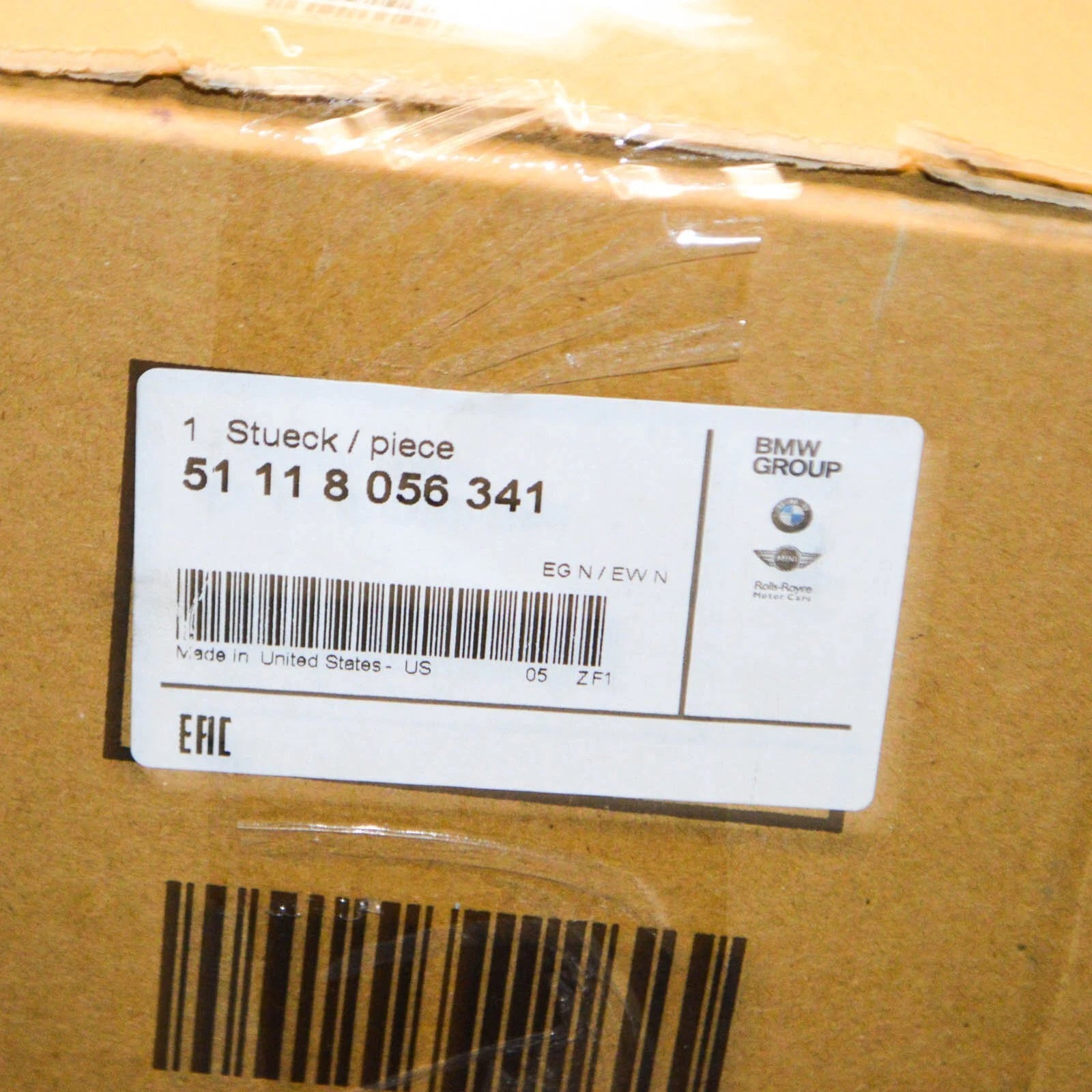 NEW BMW X5 F85 FRONT M BUMPER UPPER GRILLE 51118056341 8056341 2015 ORIGINAL