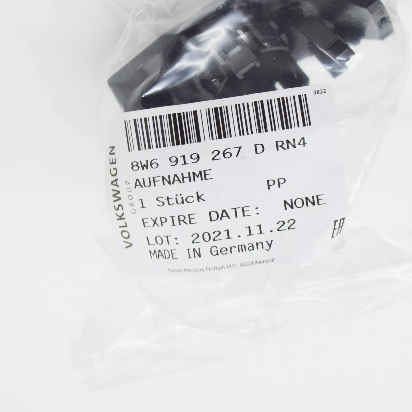 NEW AUDI A5 F53 FRONT LEFT PARKTRONIC HOLDER 8W6919267DRN4 ORIGINAL