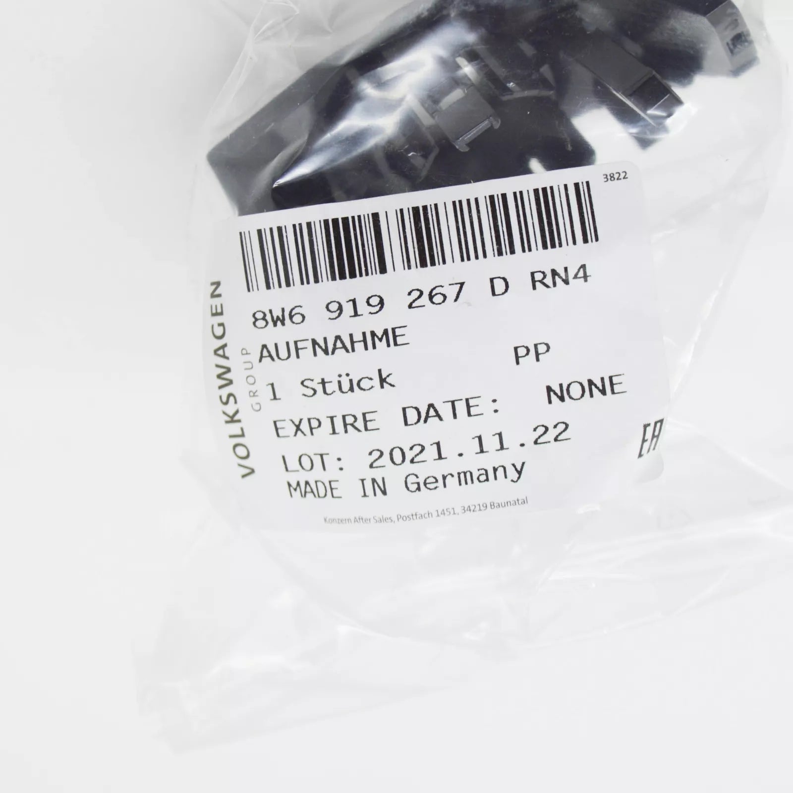 NEW AUDI A5 F53 FRONT LEFT PARKTRONIC HOLDER 8W6919267DRN4 ORIGINAL