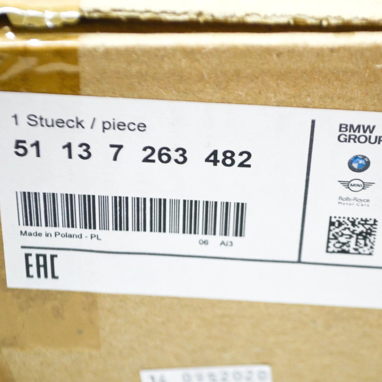 NEW BMW 3 F30 FRONT RADIATOR GRILLE LUXURY 51137263482 7263482 2014 ORIGINAL