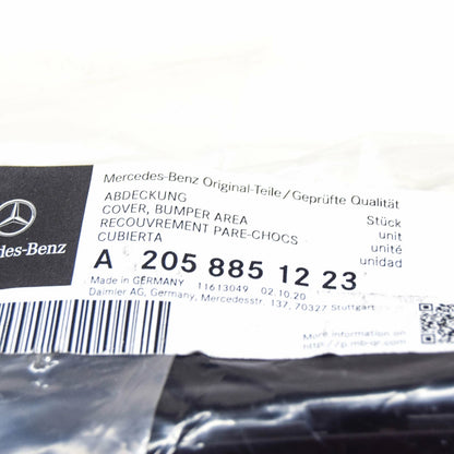 NEW MERCEDES-BENZ C W205 FRONT BUMPER RIGHT GRILLE COVER A2058851223 ORIGINAL