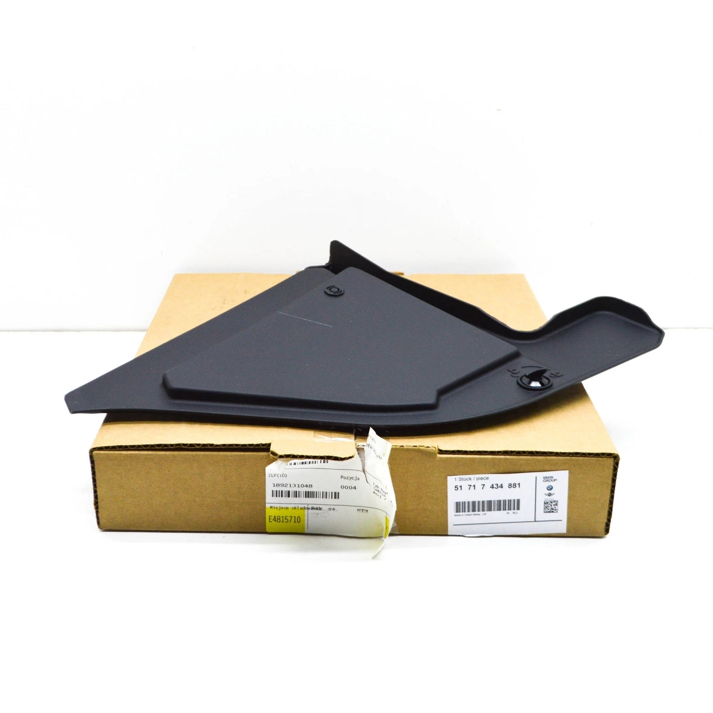 NEW BMW X5 G05 FRONT LEFT OUTER WIPER COWL PANEL PART LHD 51717434881 ORIGINAL