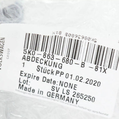 NEW VOLKSWAGEN GOLF MK6 FRONT CONSOLE COVER 5K0863680B81X