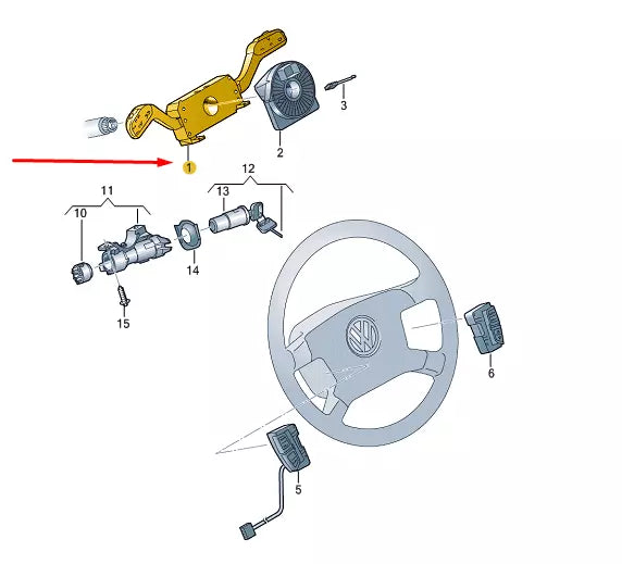 NEW VW TRANSPORTER T5 CRUISE SYSTEM RETROFIT KIT LHD 7E0998527D