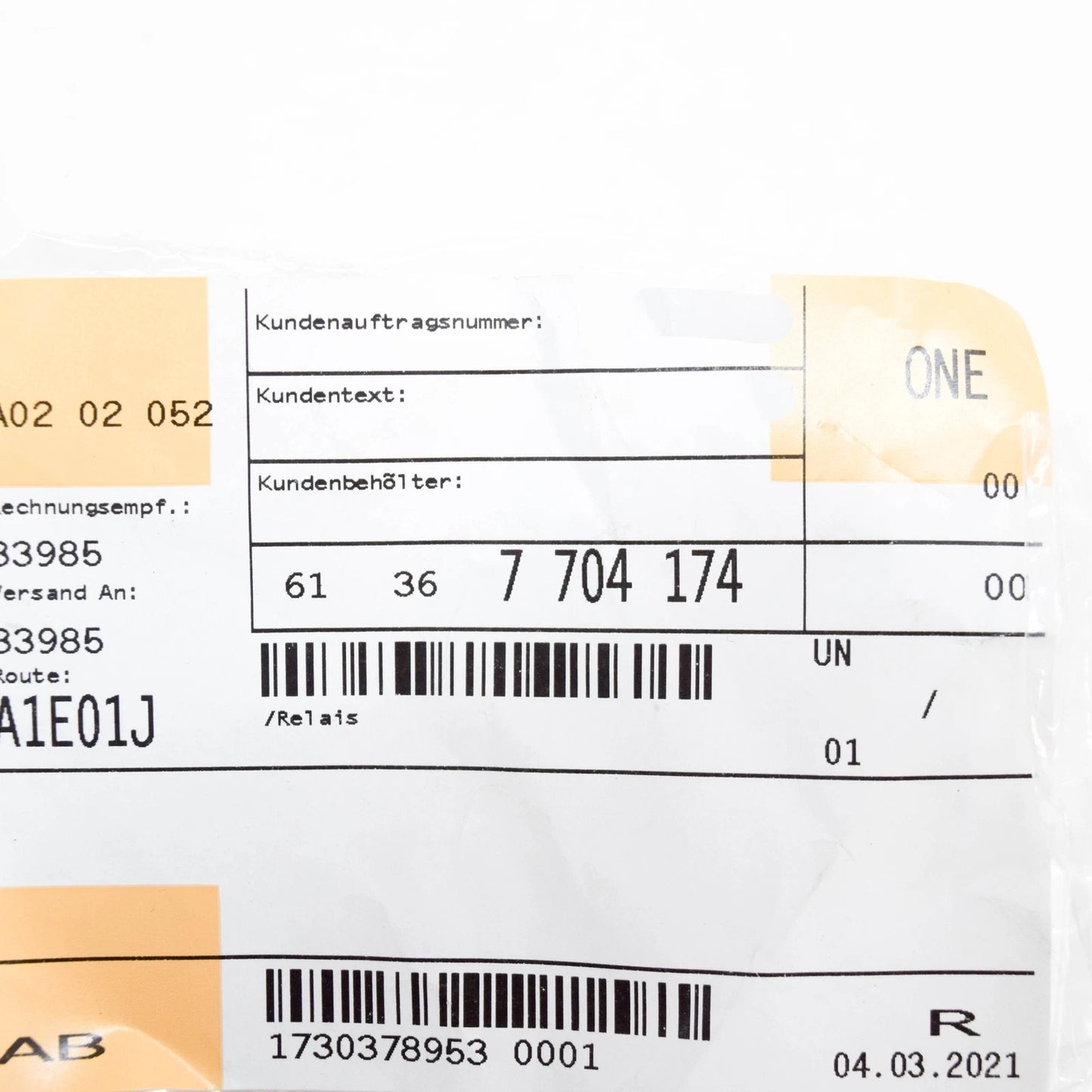 NEW BMW E88 K17 K40 K42 K43 K44 K46 K47 K48 CABRIO RELAY 7704174 61367704174