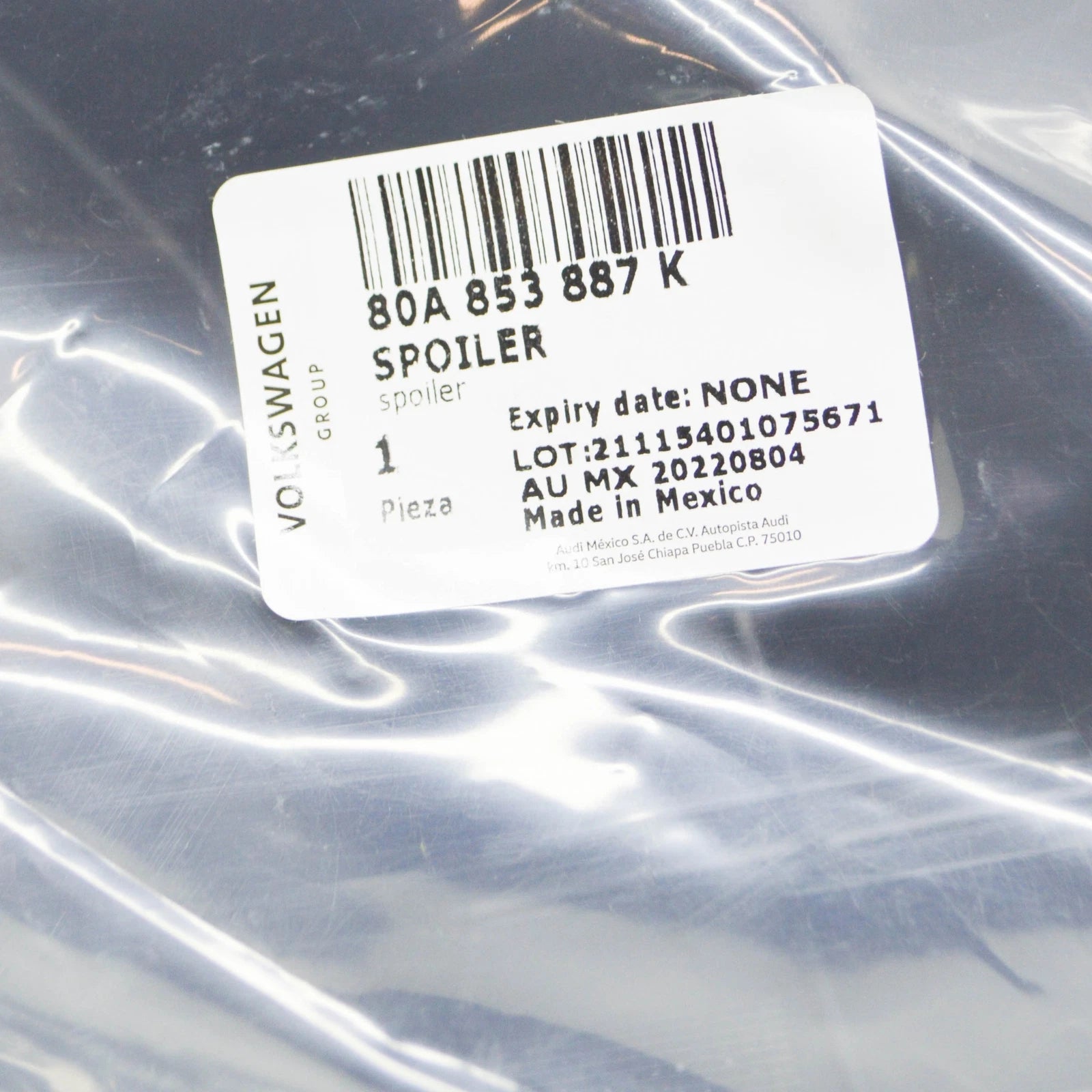 NEW AUDI Q5 FY REAR LEFT WHEEL SPOILER 80A853887K