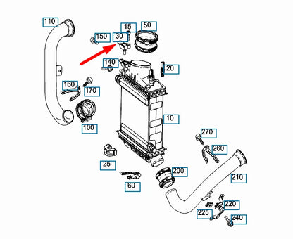 NEW MERCEDES-BENZ GLE W166 MAP SENSOR A0091533328