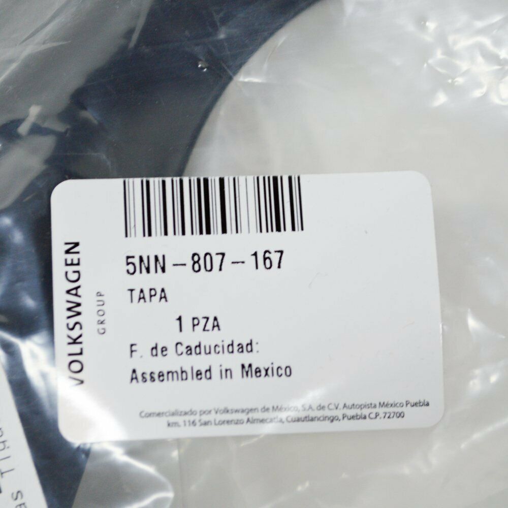 NEW VOLKSWAGEN TIGUAN AD MK2 REAR BUMPER LEFT COVER HEAT CAP 5NN807167 ORIGINAL