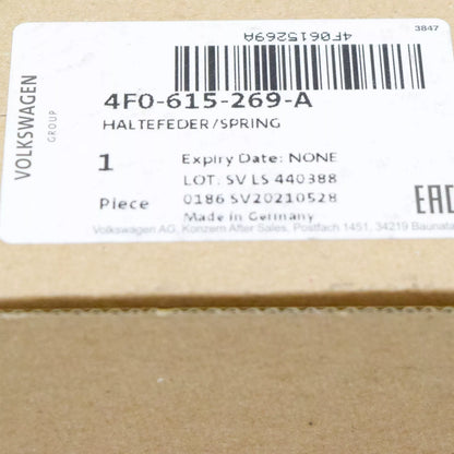 NEW AUDI A6 C6 FRONT BRAKE CALIPER S6 RETAINING SPRING 4F0615269A ORIGINAL