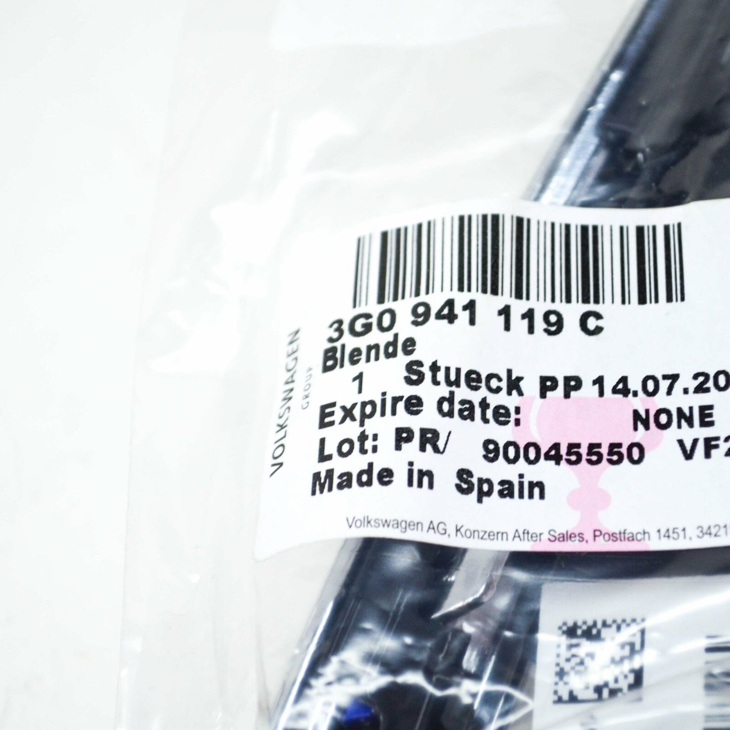 NEW VW PASSAT B8 4 MOTION FRONT LEFT HEADLIGHT PANEL TRIM 3G0941119C ORIGINAL