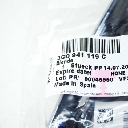 NEW VW PASSAT B8 4 MOTION FRONT LEFT HEADLIGHT PANEL TRIM 3G0941119C ORIGINAL