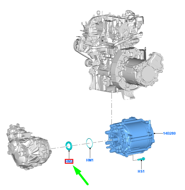 new ford transit custom mk1 el. engine miscellaneous hardware 2529574 original