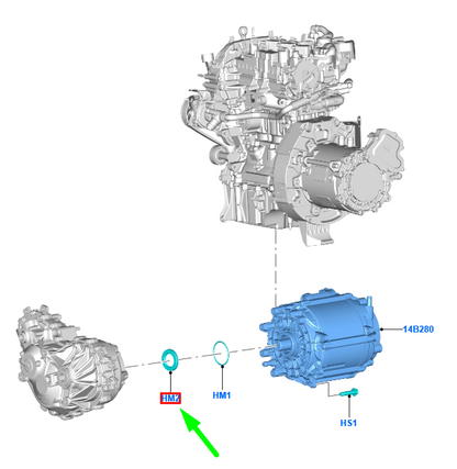 new ford transit custom mk1 el. engine miscellaneous hardware 2529574 original