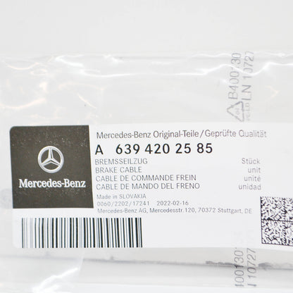 new mercedes-benz vito w447 parking brake release cable a6394202585 original