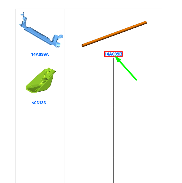 new ford kuga mk2 c520 wiring shield cover 2070190 gv6t-14a099-aa original