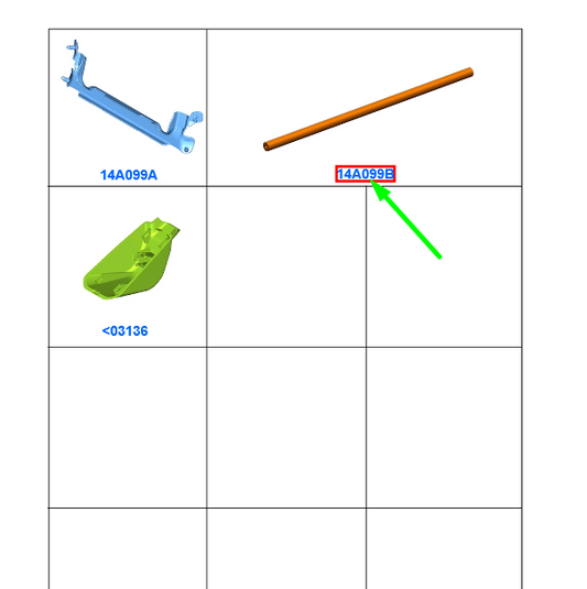 new ford kuga mk2 c520 wiring shield cover 2070190 gv6t-14a099-aa original