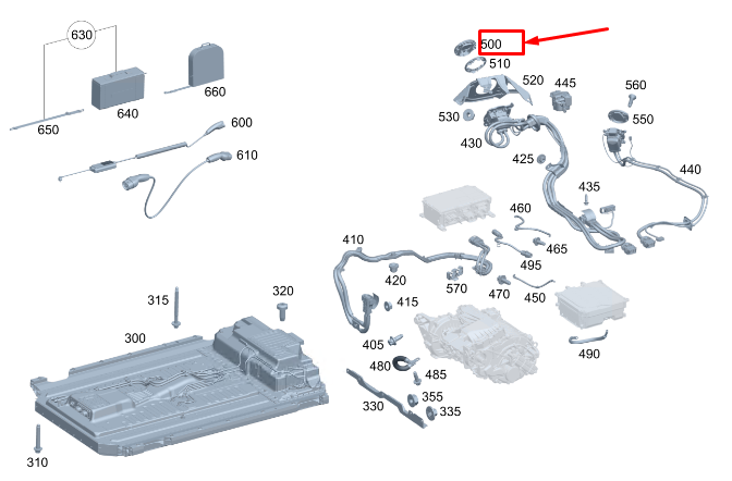 new mercedes-benz eqc charging socket cover a0005457439 original