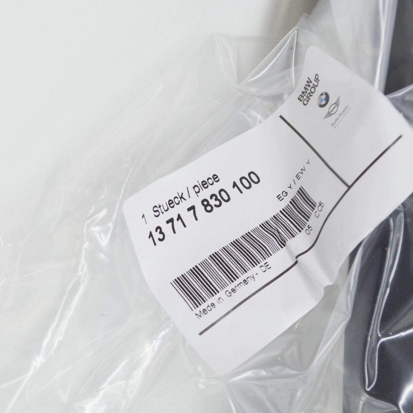 NEW BMW 3 CABRIO E46 FRONT INTAKE SUCTION HOOD 13717830100 7830100 ORIGINAL