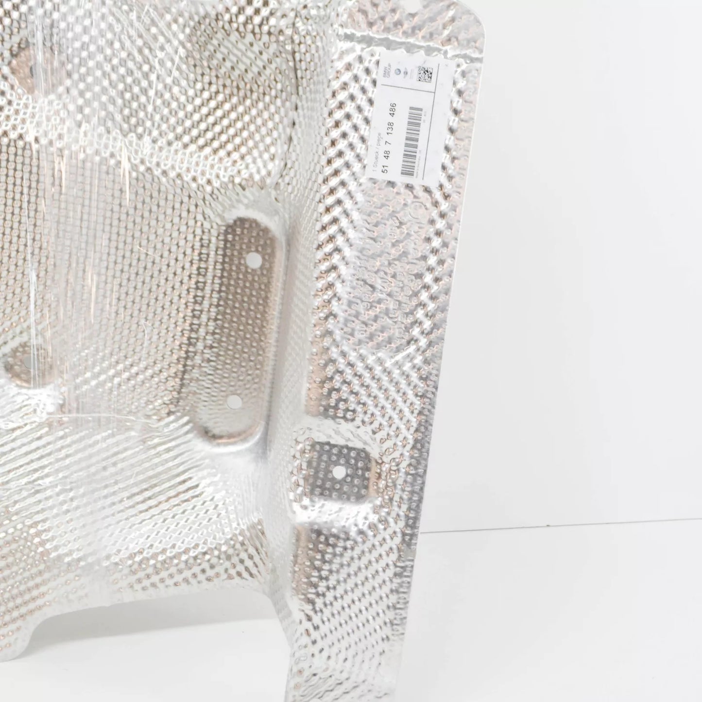 NEW BMW 3 E90 REAR RIGHT SILENCER HEAT INSULATION 51487138486 7138486 ORIGINAL