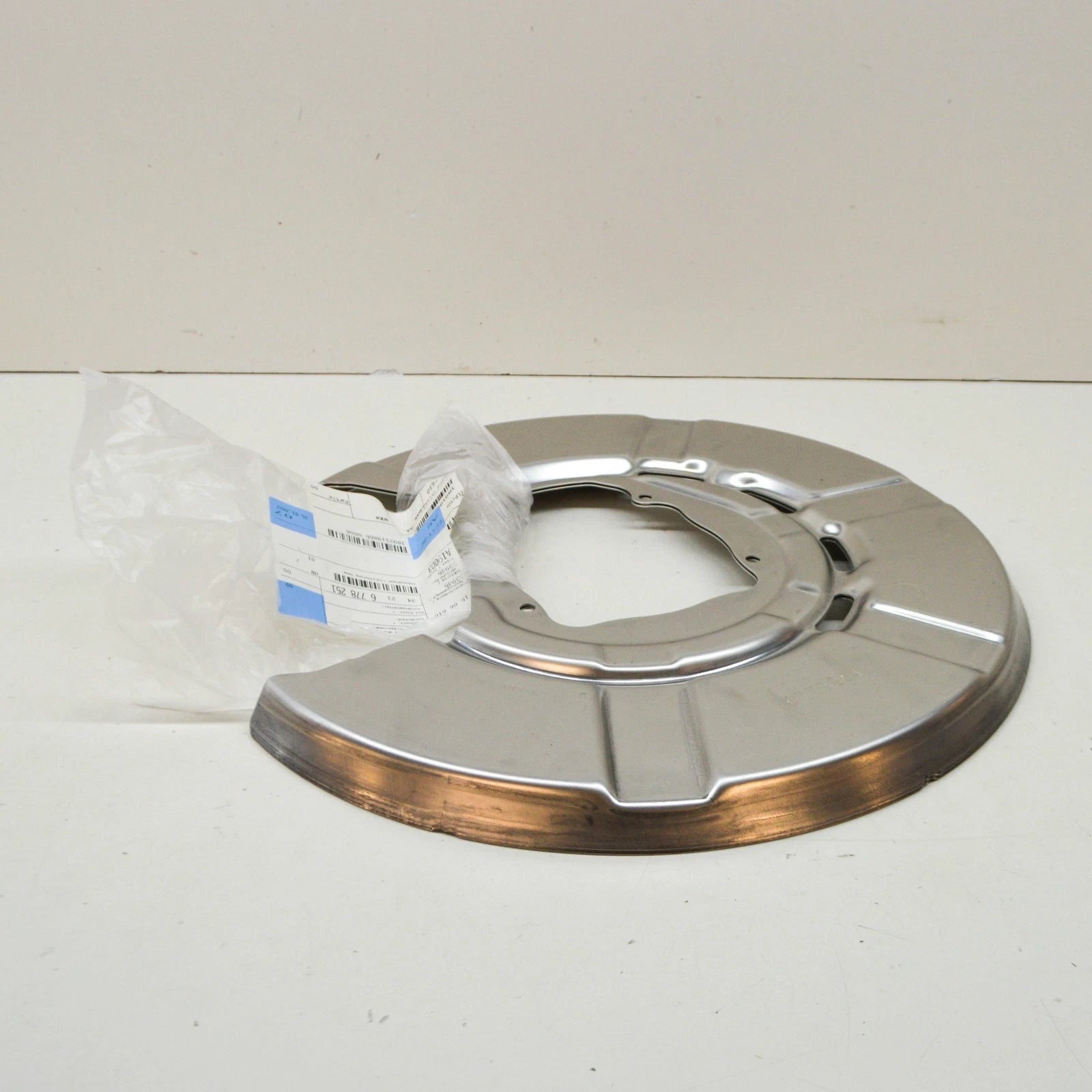 NEW BMW 5 GT F07 REAR LEFT BRAKE DISC PROTECTION 34216778251 ORIGINAL