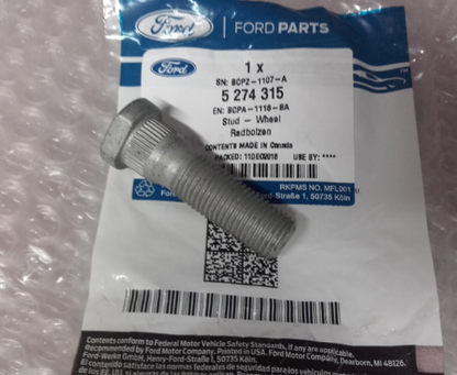 new ford galaxy mk3 cd390 front wheel hub bolt 5274315 bcpa-1118-ba original