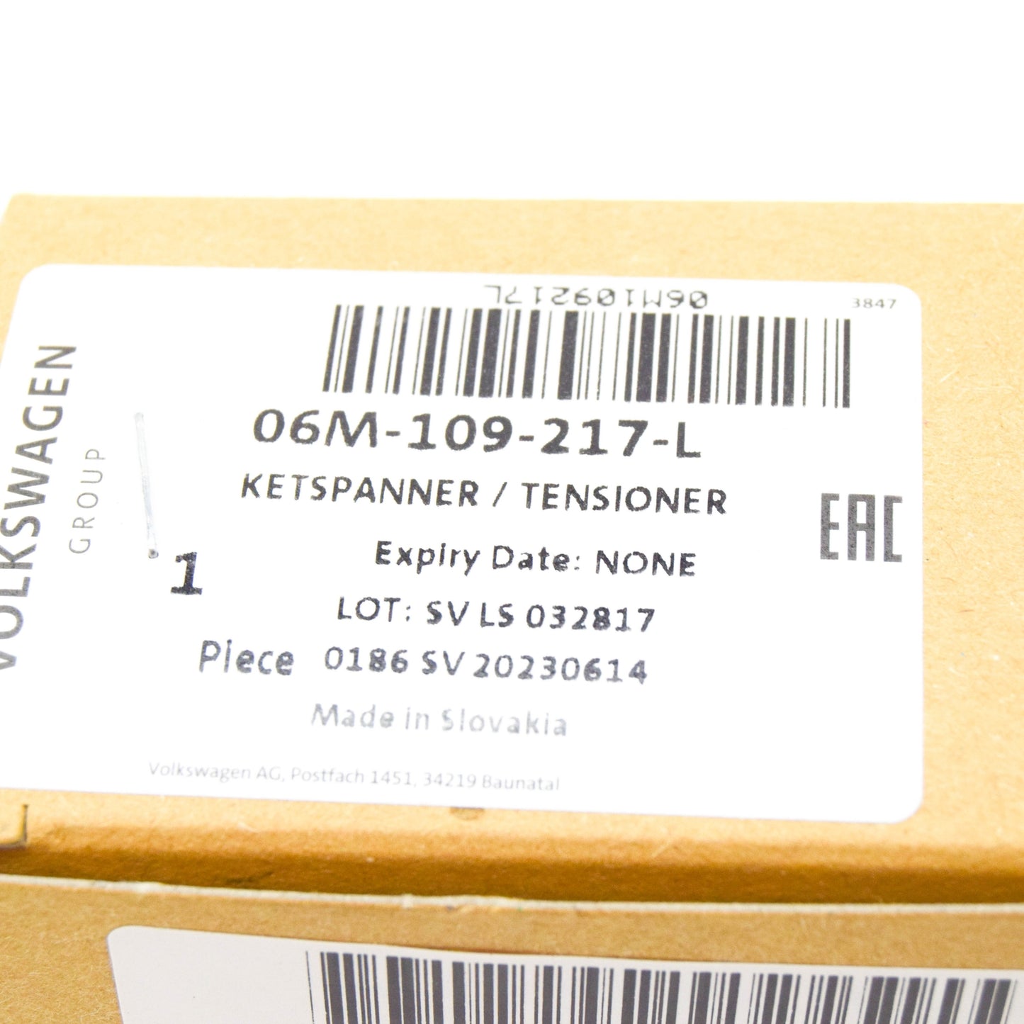 NEW VOLKSWAGEN TOUAREG CR7 ENGINE LEFT TIMING CHAIN TENSIONER 06M109217L