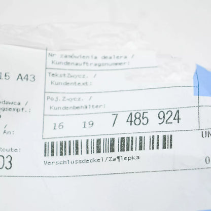 NEW BMW 1 F21 FUEL TANK UNIT CAP LID 16197485924 ORIGINAL